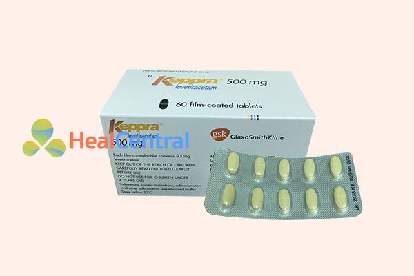 Hộp thuốc Keppra 500mg