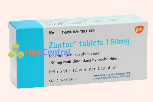 Thuốc Zantac lưu hành tại Việt Nam