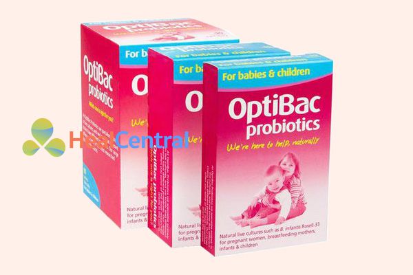 Men vi sinh Optibac Probiotics được sản xuất và phân phối tại Anh