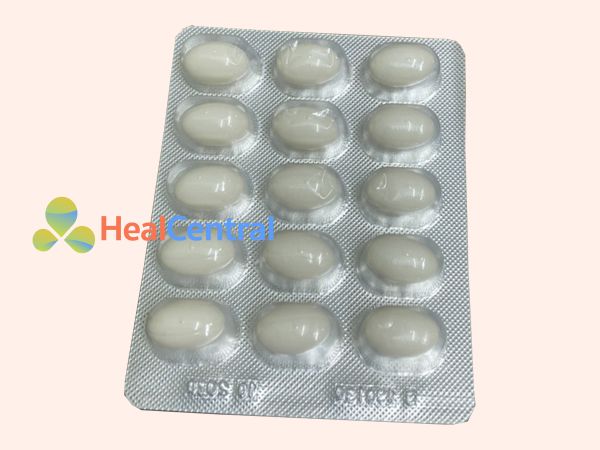 Mặt trên vỉ thuốc Progendo 200mg