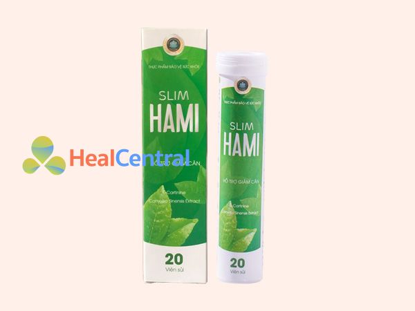 Hình ảnh hộp viên sủi Slim Hami 