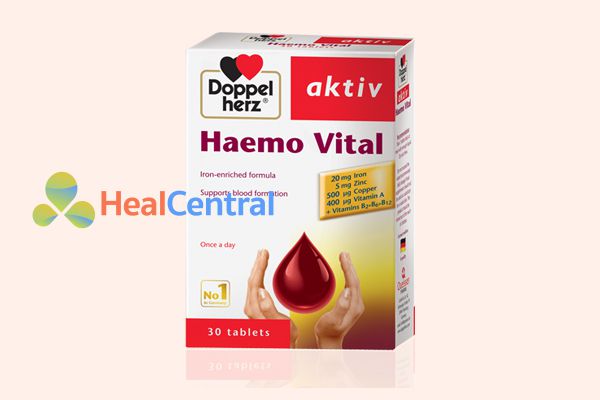 Doppelherz Aktiv Haemo Vital - thuốc bổ sung sắt điều trị thiếu máu tốt nhất hiện nay