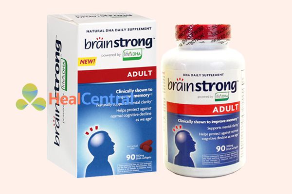 Thuốc bổ não BrainStrong Adult DHA bổ xung DHA tự nhiên cho cơ thể