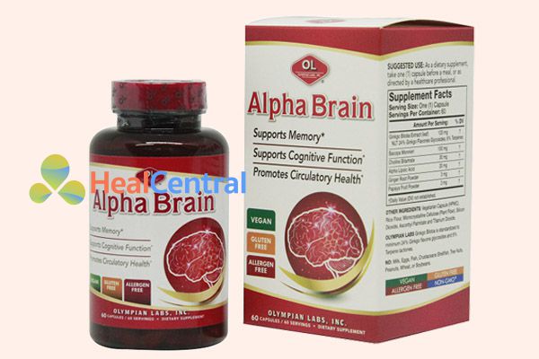 Alpha Brain Olympian labs nổi tiếng trong việc điều trị chứng Alzheimer