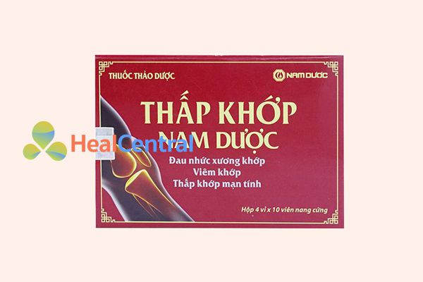 Thấp khớp Nam Dược được sản xuất và phân phối bởi công ty TNHH Nam dược - Việt Nam