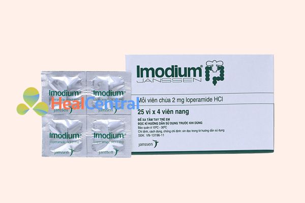 Thuốc trị tiêu chảy Imodium 2mg