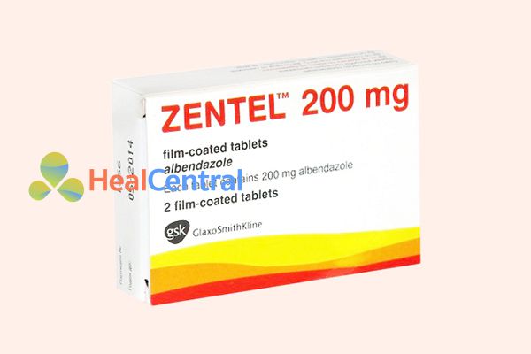 Thuốc tẩy giun Zentel 200mg được dùng để tẩy giun định kỳ