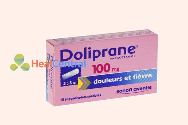 Thuốc đặt hạ sốt Doliprane