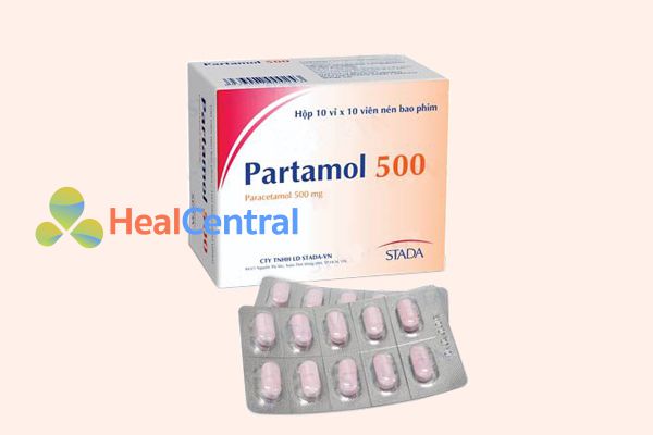 Thuốc hạ sốt Partamol 500