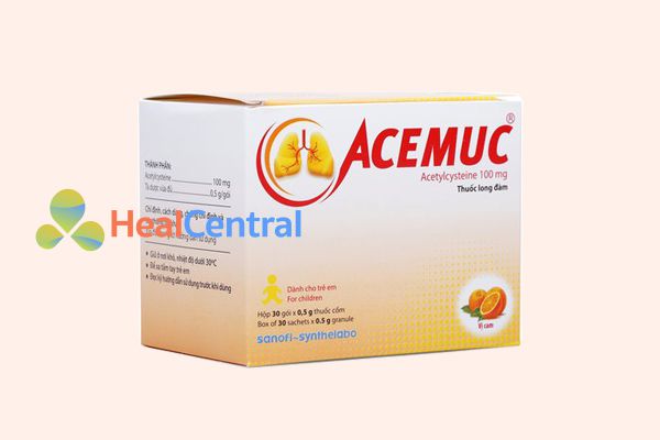 Thuốc long đờm Acemuc là một trong những thuốc long đờm tốt nhất hiện nay