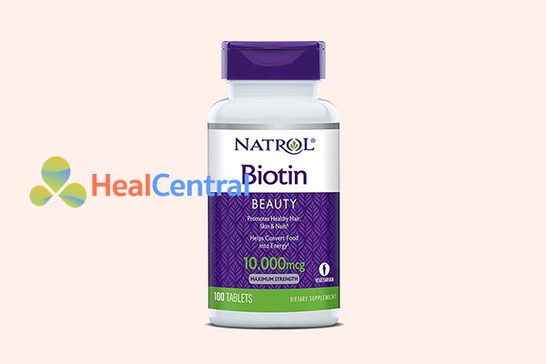 Thuốc mọc tóc Natrol Biotin