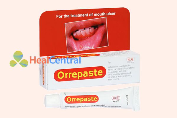 Thuốc nhiệt miệng Orrepaste một trong những sản phẩm điều trị nhiệt miệng hiệu quả nhất hiện nay