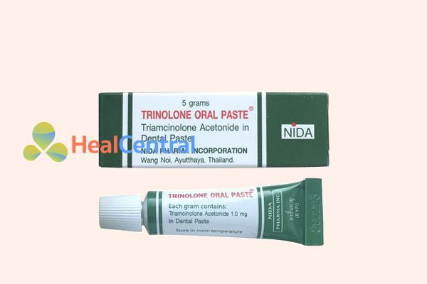 Kem trị nhiệt miệng Trinolone Oral Paste thấm sâu giúp các vết loét nhanh lành nhất