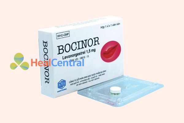 Thuốc tránh thai khẩn cấp tác dụng trong 72h Bocinor