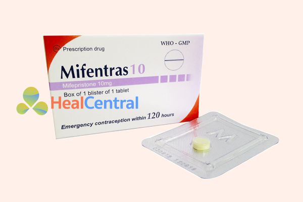Thuốc tránh thai khẩn cấp 120h - Mifentras 10