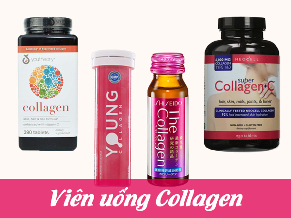 Một số dạng thực phẩm bổ sung Collagen