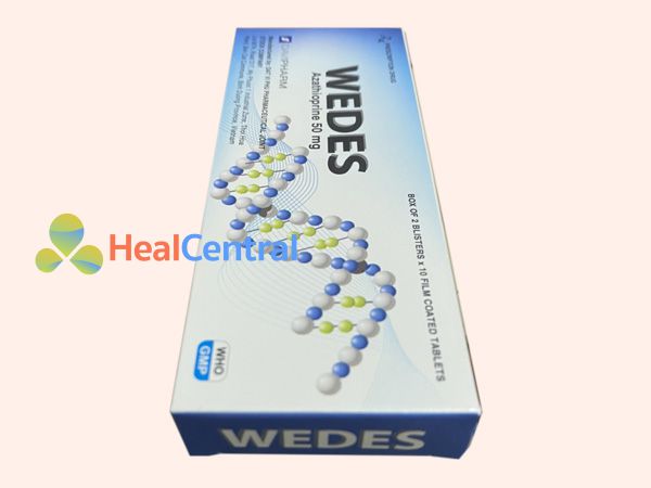 Thuốc Wedes chứa Azathioprin 50mg