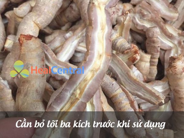 Cần rút lõi ba kích trước khi sử dụng