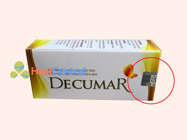 Phân biệt Gel trị mụn Decumar thật - giả