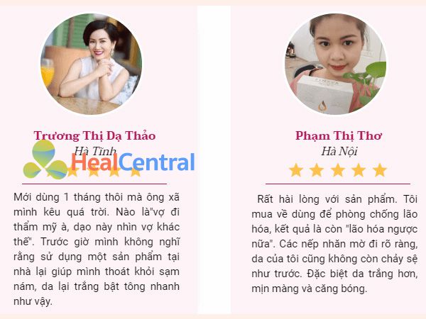 Review từ người sử dụng về viên uống trắng da Finava