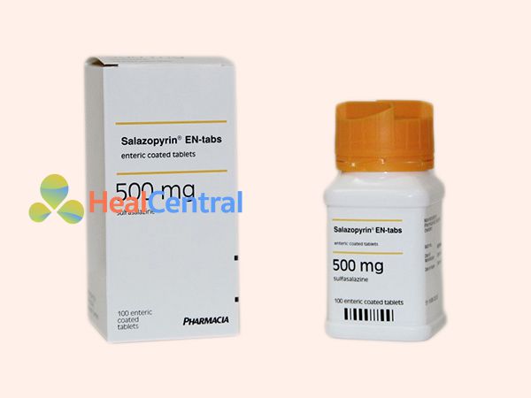 Hình ảnh Salazopyrine dạng 500mg