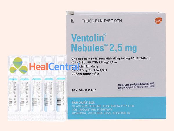 Hình ảnh thuốc Ventolin Nebules 2.5mg