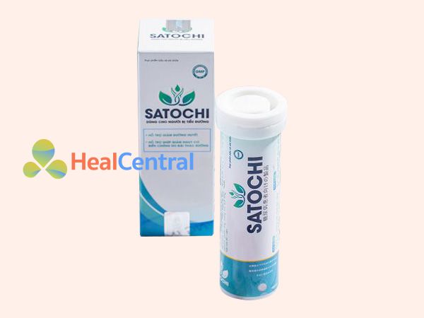 Hình ảnh hộp viên sủi Satochi 