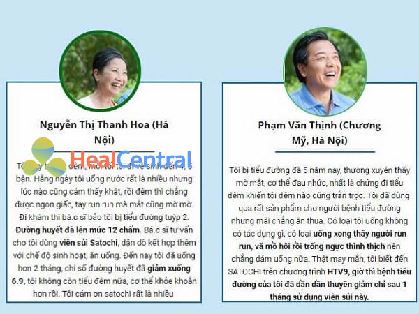 Review Viên sủi Satochi từ người sử dụng