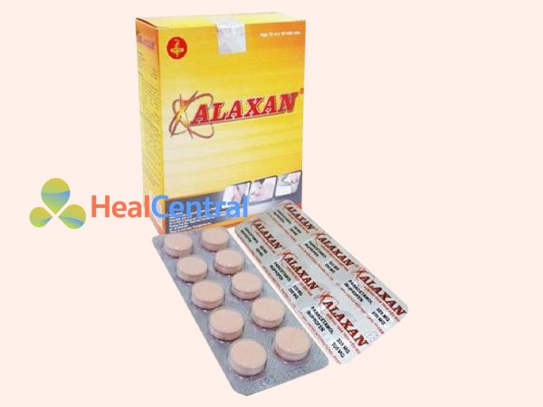 Hình ảnh Alaxan giúp hạ sốt hiệu quả