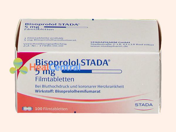 Hình ảnh Bisoprolol Stada 5mg