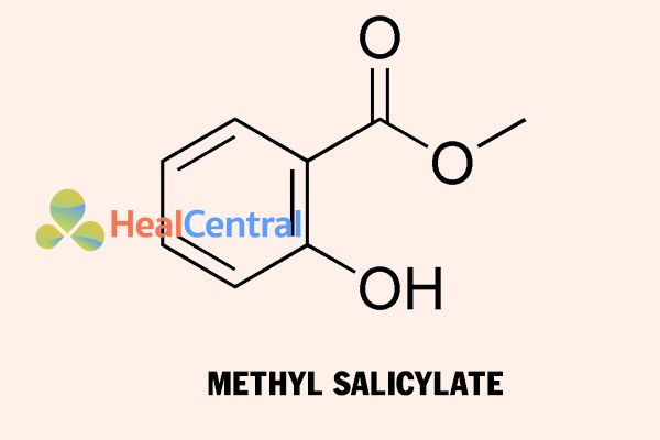 Cấu trúc hóa học của Methyl Salicylate