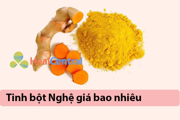 Mua tinh bột nghệ ở hiệu thuốc giá bao nhiêu