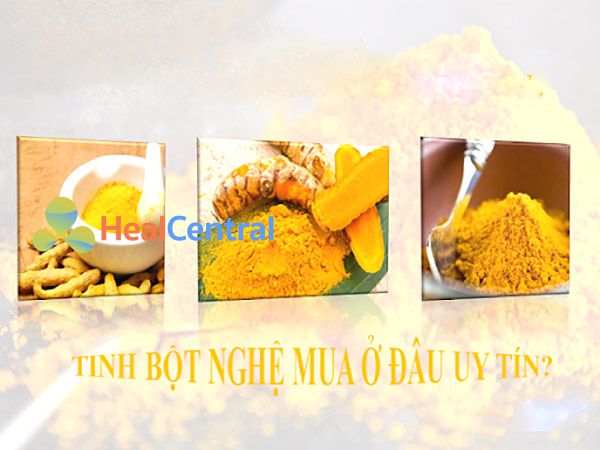 Mua tinh bột nghệ ở đâu tốt nhất