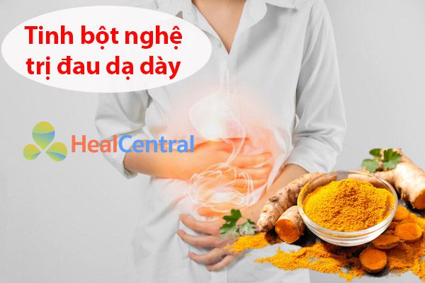 Tinh bột nghệ điều trị đau dạ dày có hiệu quả không