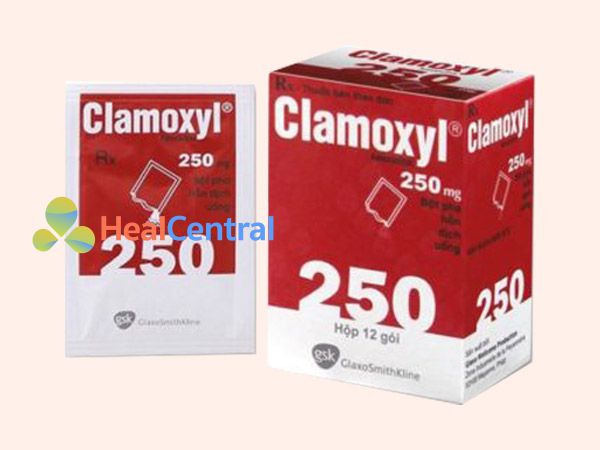 Hình ảnh thuốc Clamoxyl mặt trước