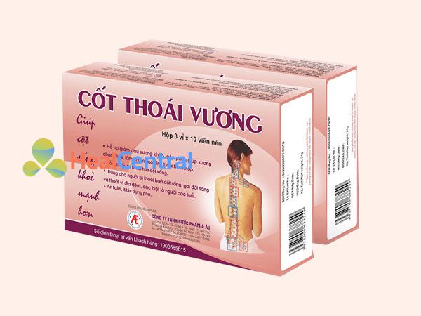 Hình ảnh Cốt Thoái Vương được bán ở nhiều nơi