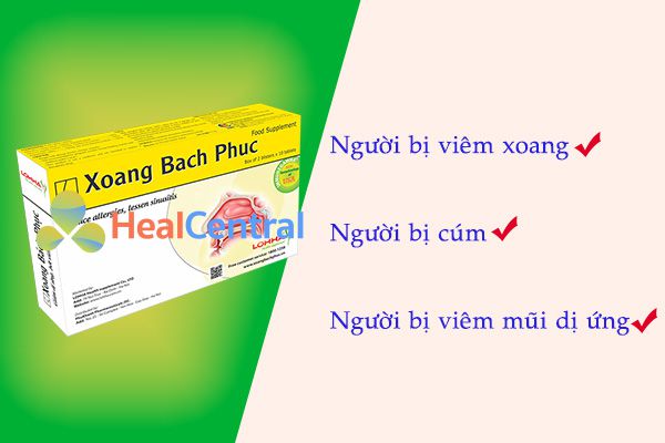 Đối tượng sử dụng Xoang Bách Phục