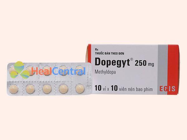 Không sử dụng thuốc Dopegyt chung với thuốc IMAO