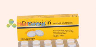 Thuốc Dorithricin dùngđể tiêu diệt các vi khuẩn ở miệng, họng