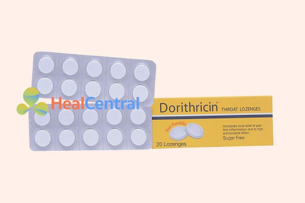 Thuốc Dorithricin hộp 2 vỉ x 10 viên