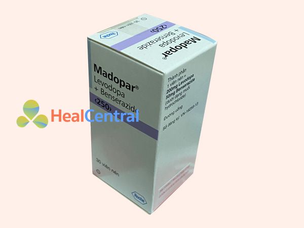 Hình ảnh hộp thuốc Madopar 250mg