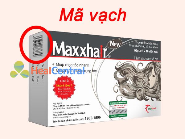 Mã vạch sản phẩm Maxxhair