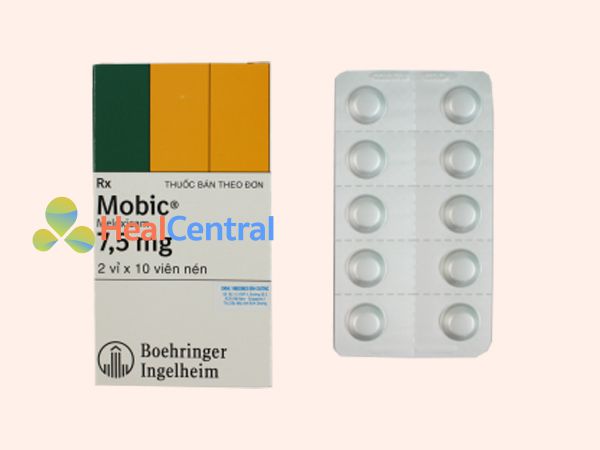 Hình ảnh thuốc Mobic 7.5mg mặt trước