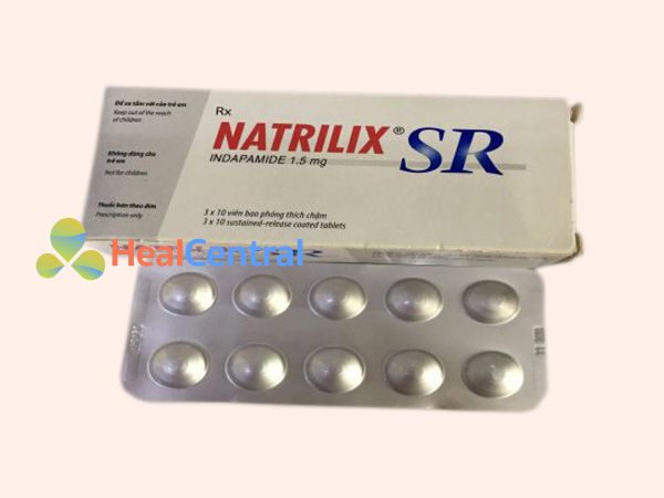 Hình ảnh thuốc Natrilix SR mặt trước