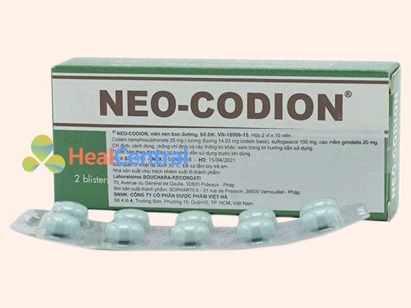 Hình ảnh thuốc Neo Codion được bán ở nhiều nơi