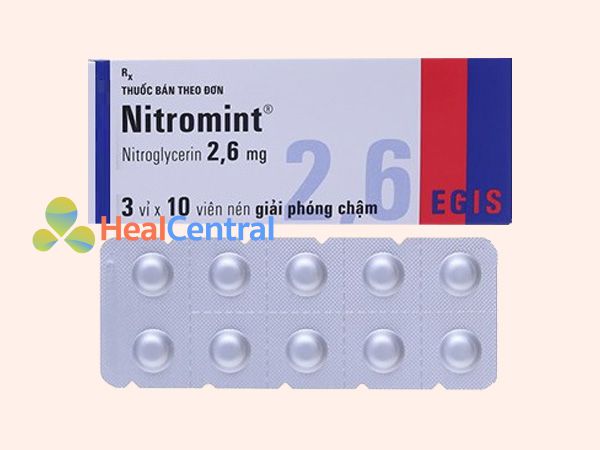 Thuốc Nitromint bào chế dưới dạng viên nén