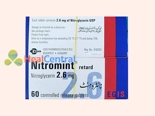 Thuốc Nitromint Retard 2.6mg