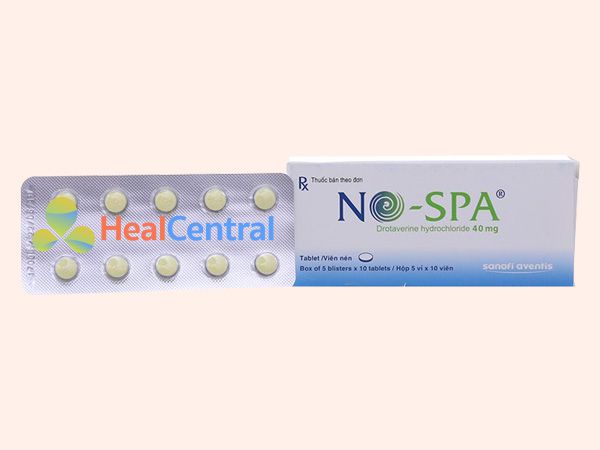 Hình ảnh vỉ thuốc Nospa 