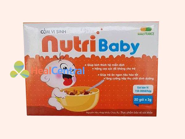 Hình ảnh Cốm vi sinh Nutribaby mặt trước