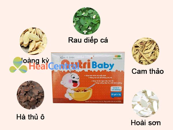 thành phần dược liệu của Nutribaby